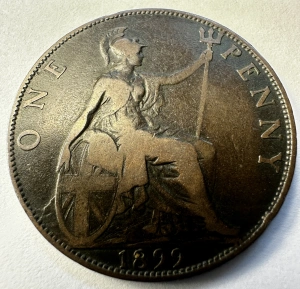 REGATUL UNIT - VICTORIA - ONE PENNY 1899 - Img 2