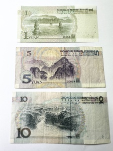 Set Bancnote China - 1/5/10 Yuan 1999-2005 - Img 2