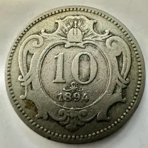 AUSTRIA - FRANZ JOSEPH I - 10 HELLER 1894