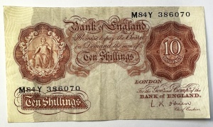 Bancnota - 10 Shillings - Bank of England (1961-1966)