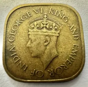 CEYLON BRITANIC - GEORGE VI - 5 CENTS 1944 - Img 2