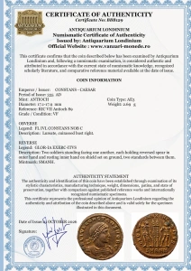 CONSTANS - CAESAR - 335 AD - ANTIOCH - Moneda Antica Romana - Img 3