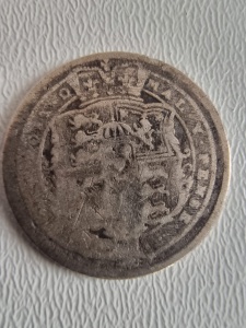 GEORGE III , 6 PENCE 1817 , ARGINT - Img 2