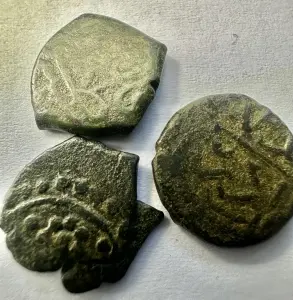 IMPERIUL OTOMAN / PERIOADA ESTIMATA 1600-1700 / LOT X 3 MONEDE