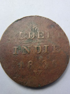 Indiile Olandeze , Colonie a Tarilor de Jos (Indonesia ) - 2 Cents (Duit) 1836 - Img 1