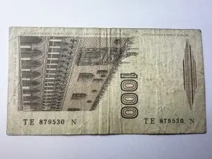 Italia - 1000 Lire ( 1962-1969 ) - Img 2