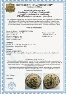 MAXIMINUS II DAZA ( 310-313 AD ) - ANTIOCH - Moneda Antica Romana - Img 3