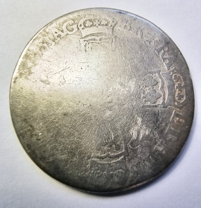 Moneda Anglia - William III - 1 Shilling 1690 - Img 2