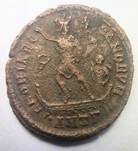 Moneda Antica Romana - THEODISIUS I ( 378-283 ) - Img 2