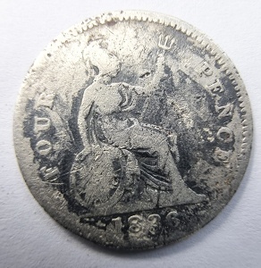 Moneda Argint 0.925 - Regatul Unit - William IV - 4 Pence ( Groat ) 1836 - Img 2