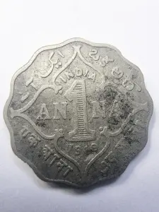 Moneda Coloniala - India Britanica - George V - 1 Anna 1919