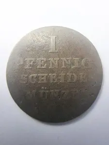 Moneda Prusia - Wilhelm III - 1 Pfening 1829