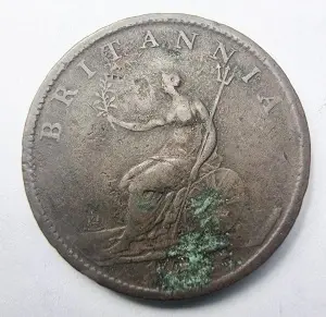Moneda Regatul Unit - George III - Half Penny 1807 - Img 2
