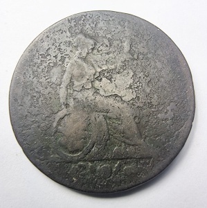 Moneda Regatul Unit - George IV - Half Penny 1826 - Img 2
