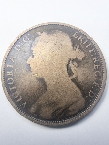 Moneda Regatul Unit - Victoria - 1 Penny 1883