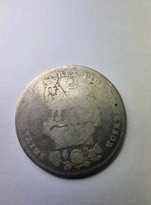 One Shilling 1826 , GEORGE IV , Argint - Img 2
