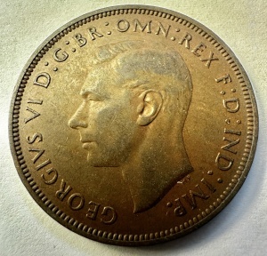 REGATUL UNIT - GEORGE VI - 1 PENNY 1947
