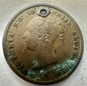 REGATUL UNIT - VICTORIA - HALF FARTHING 1844 ( GAURIT ) - Img 2