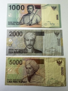 Set Bancnote Indonezia - 1000/2000/5000 Rupiah ( 2012-2016 )