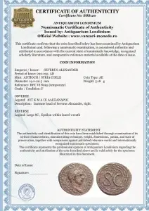 SEVERUS ALEXANDER ( 222-235 AD ) -ANTIOCH - Moneda provincială romană - Img 3