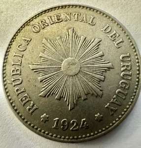 URUGUAY - 5 CENTESIMOS 1924