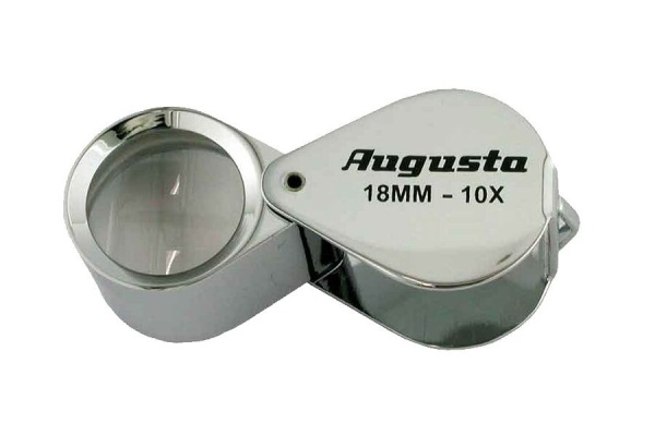 LUPA TRIPLET ARGINTIE AUGUSTA 10X