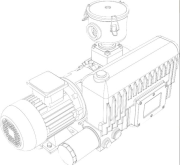 POMPA FROFESIONALA PENTRU VACUUM 16 M3 - Img 2