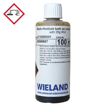 SOLUTIE RODIU NEGRU PENTRU BAIE 100ML - 2G