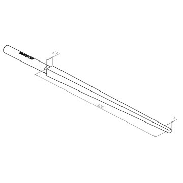 RIGLU METALIC ROTUND 4-10 MM DURSTON
