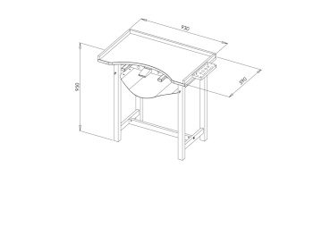 BANC SIMPLU CU SORT DURSTON - Img 6