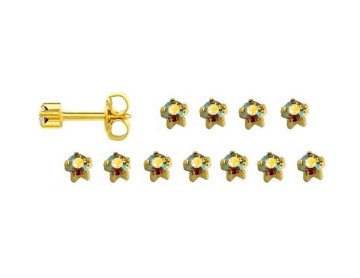 CERCEI AURII ROCK CRISTAL TIFFANY RAINBOW CLAWSET