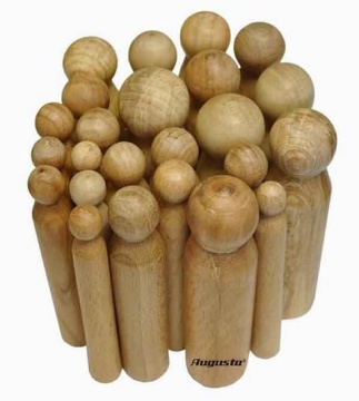 SET 24 POANSOANE DIN LEMN