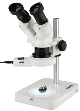 STEREO MICROSCOP ESCHENBACH CU SUPORT METALIC