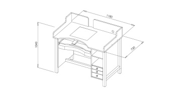 BANC PROFESIONAL PENTRU TINTUIRE DURSTON - Img 2