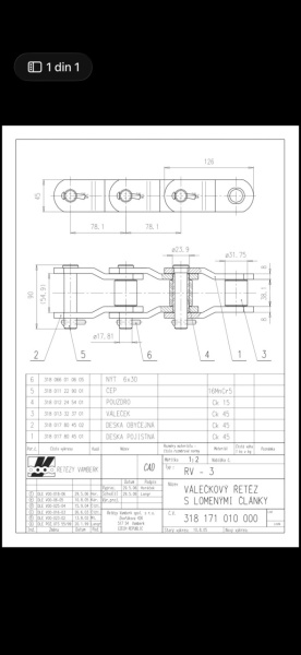 Lant rotary RV-3 / MSX3075 3 " TOLI - Img 2