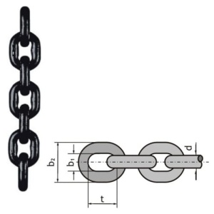 Lant cu zale sudate DIN 766 6X18.5 MM