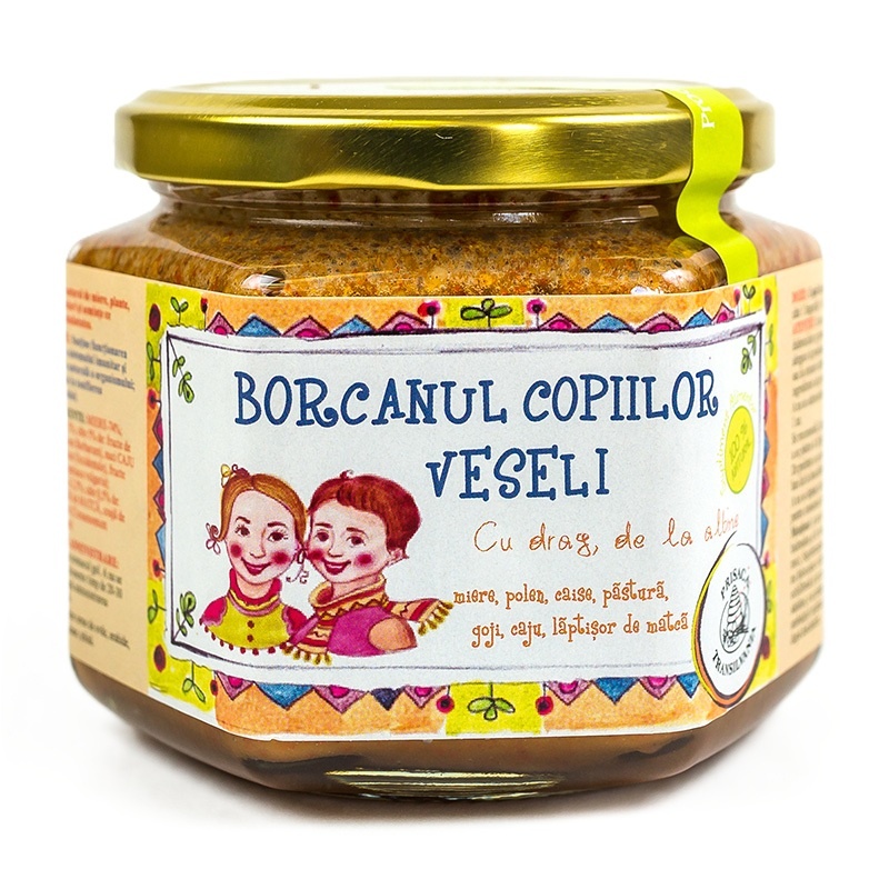 Borcanul copiilor veseli 400 g Prisaca Transilvania