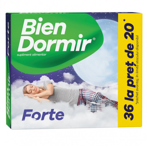 Bien Dormir Forte 36 capsule la pret de 20 Fiterman Pharma
