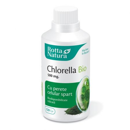 Chlorella Bio 500 mg 120 comprimate Rotta Natura