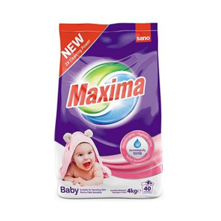Detergent pudra pentru rufe Baby 4 kg Sano Maxima
