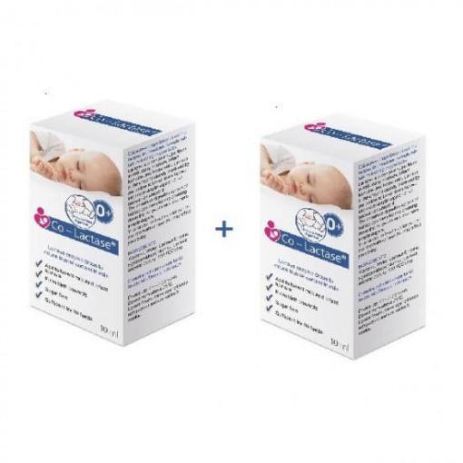 Pachet Picaturi pentru sugari Co-Lactase 10 ml + 10 ml Maxima HealthCare Ltd