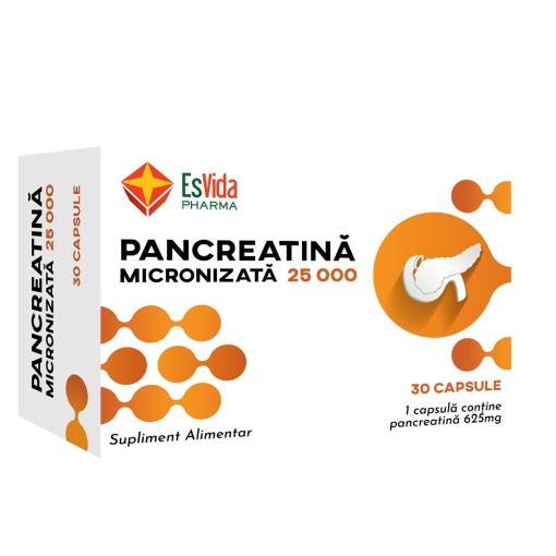 Pancreatina Micronizata 25000 30 capsule Esvida Pharma