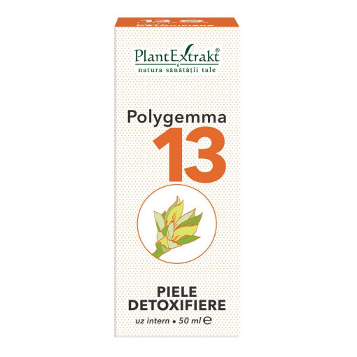 Polygemma 13 Piele detoxifiere 50 ml Plant Extrakt