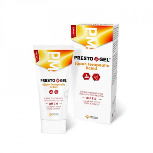 PrestoGel sapun terapeutic 100 ml Dan Pharm