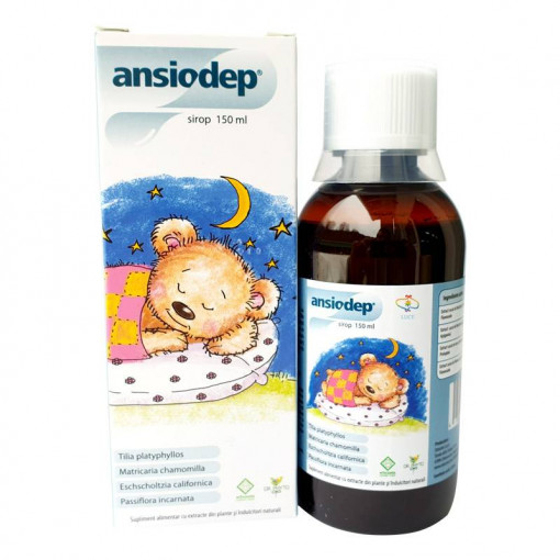 Sirop pentru copii Ansiodep 150 ml Dr. Phyto