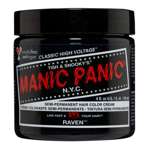 Vopsea Permanentă Classic Manic Panic HCR 11007 raven (118 ml)