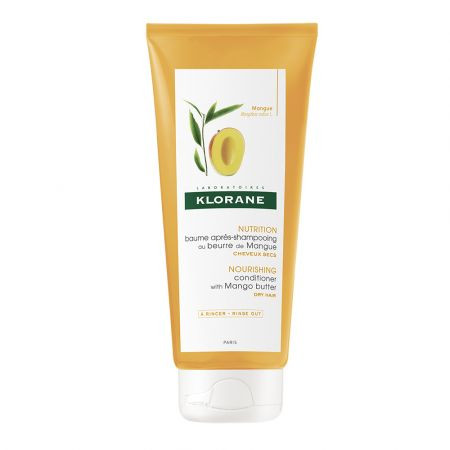 Balsam hranitor cu unt de mango pentru par uscat 200 ml Klorane