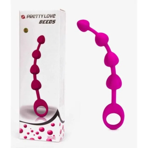 Bile Anale Pretty Love Anal Beads Violet lungime 19.5 cm