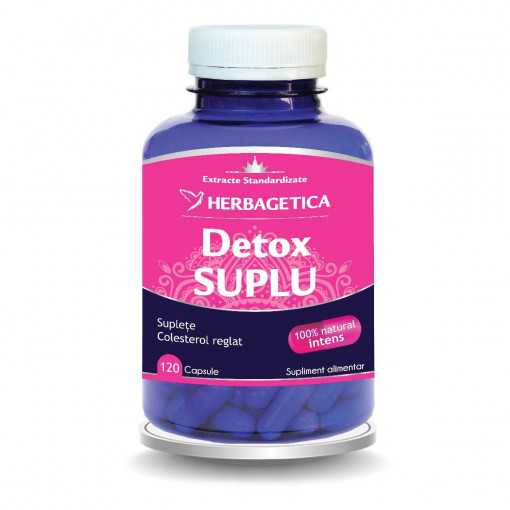 Detox Suplu 120 capsule Herbagetica