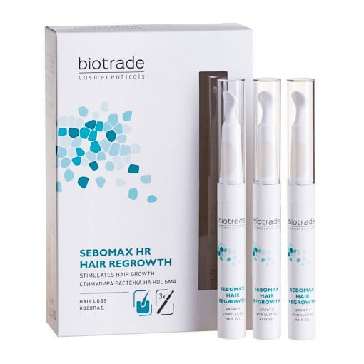 Gel stimulator pentru par Sebomax 3 x 8.5 ml Biotrade